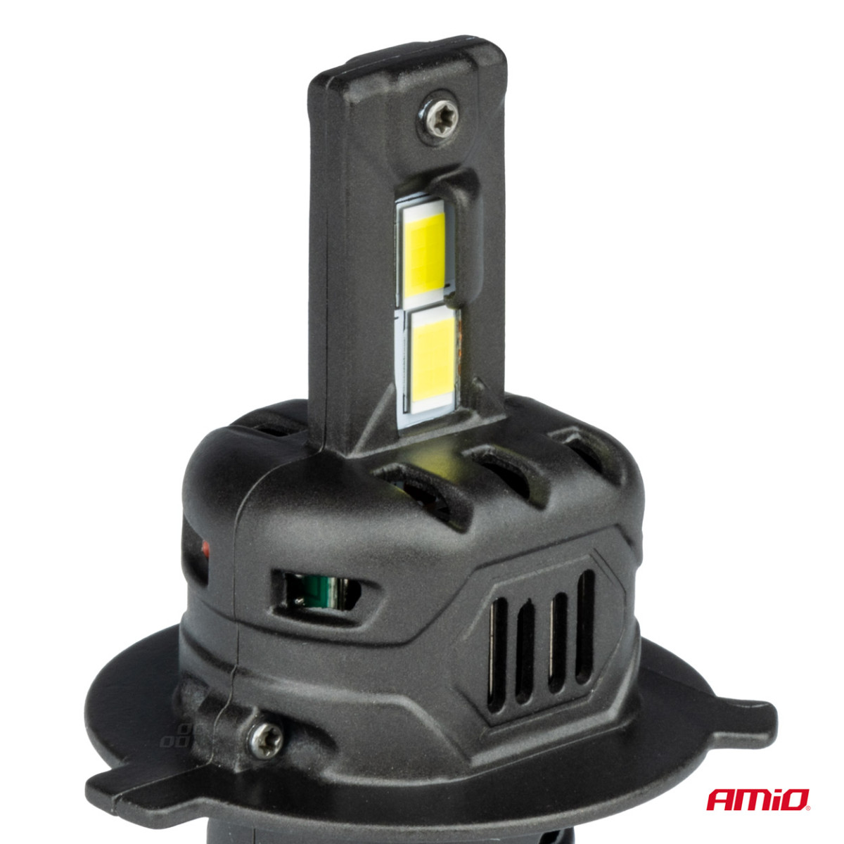 LED-strålkastarlampor X4-serien AVIATOR H4/H19 6500K max 44W AMIO-03763
