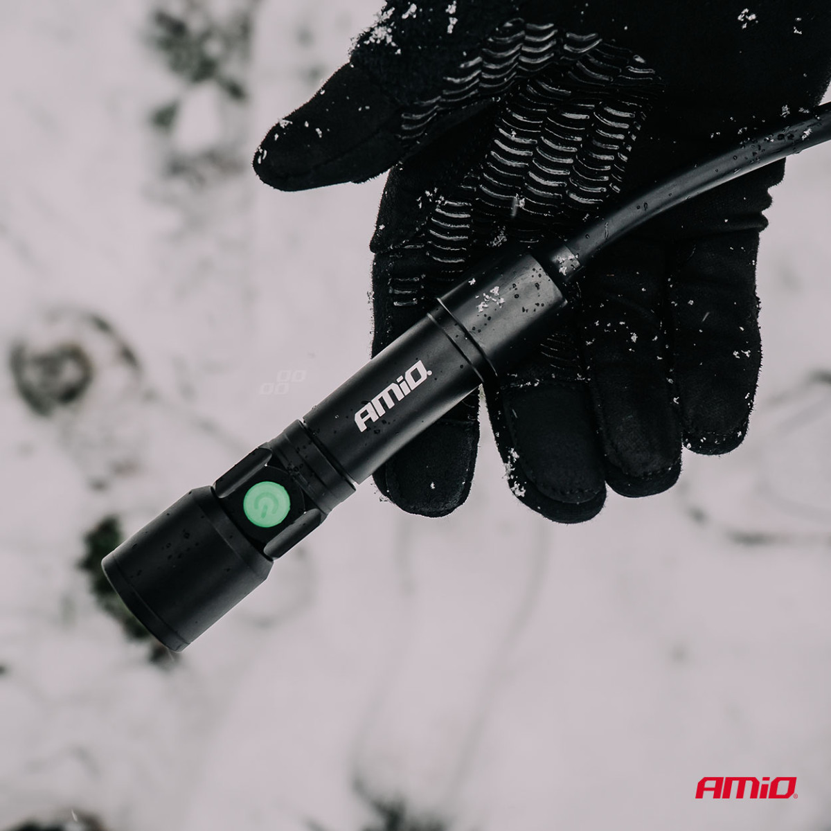 Uppladdningsbar LED-inspektionslampa för halsmontering 2×P50 1000 mAh AMIO-04671