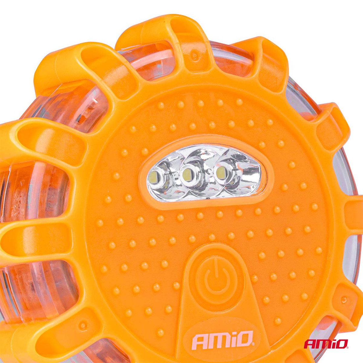 LED-nödbelysning med ficklampsfunktion, 12 SMD + 3 SMD, 3×AAA, IP65 AMIO-04828