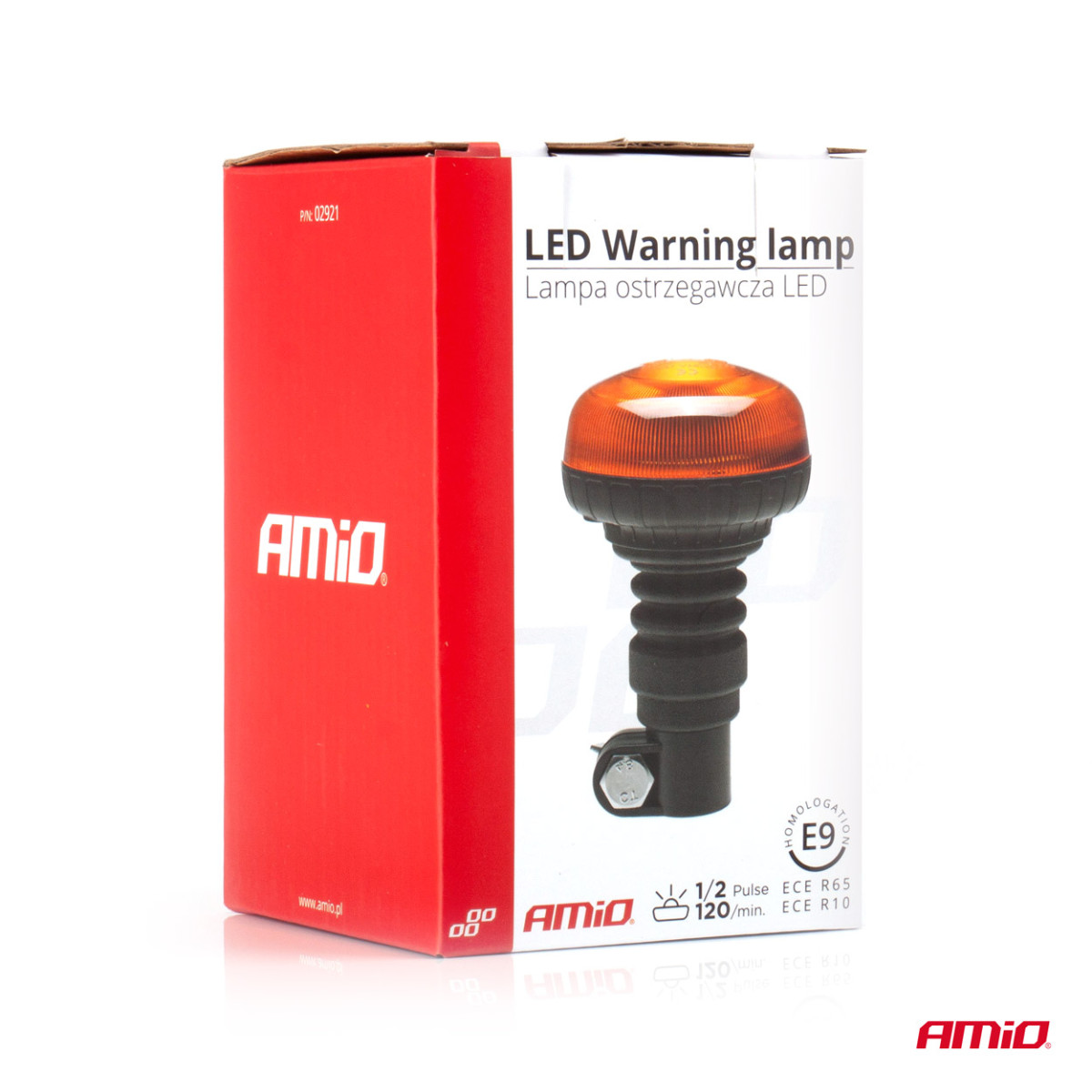 LED-varningslampa flexibel R65 R10 12V 24V W21pl AMIO-02921