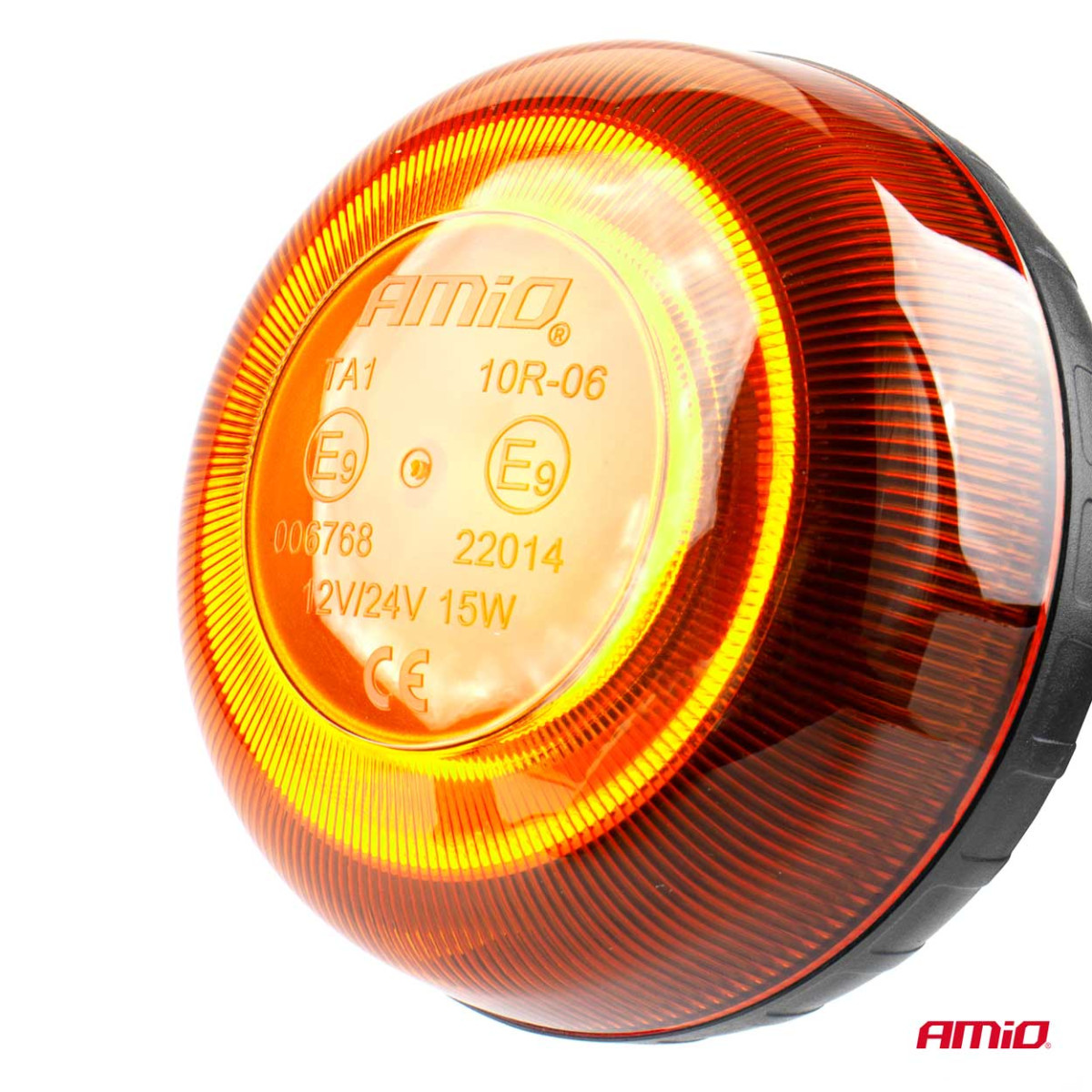 LED-varningslampa R65 R10 12V 24V W21sb AMIO-02923