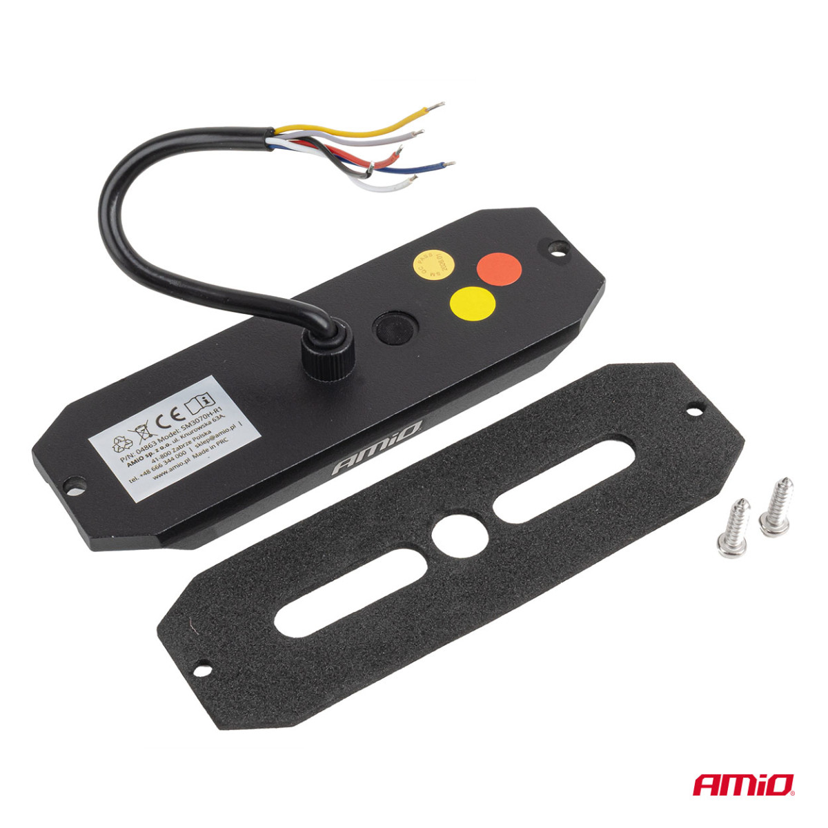 LED-markeringsvarningslampa med backljus R65 R148 12V/24V 24W AMIO-04862