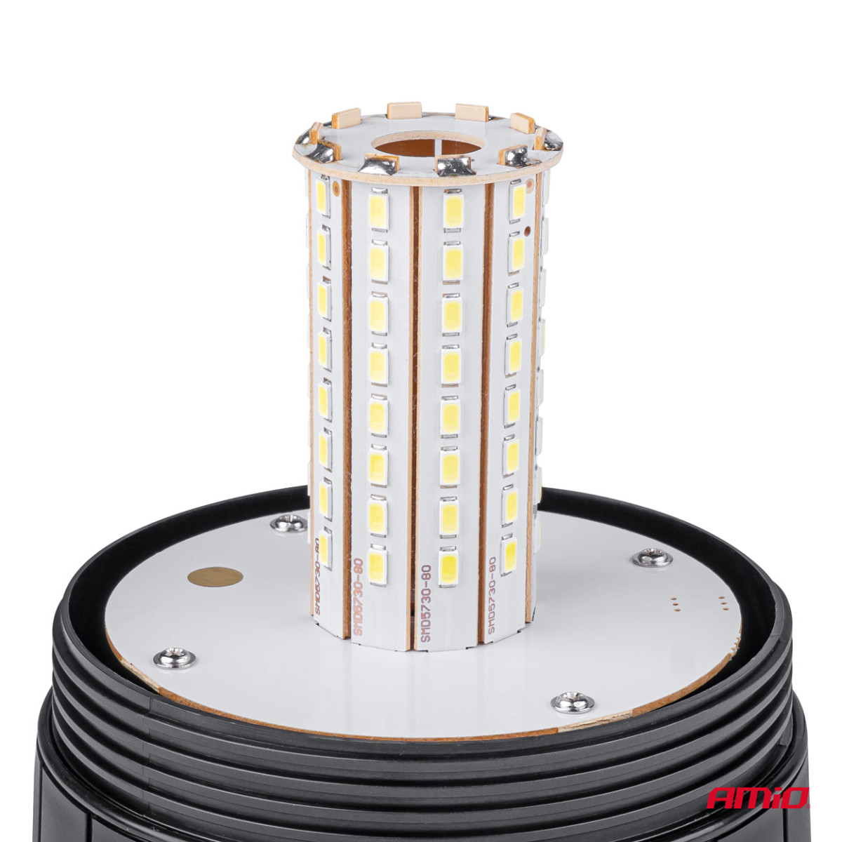 LED-varningslampa W09M MAG/3 BOLT, ECE R10 80LED 12/24V IP56 AMIO-01502