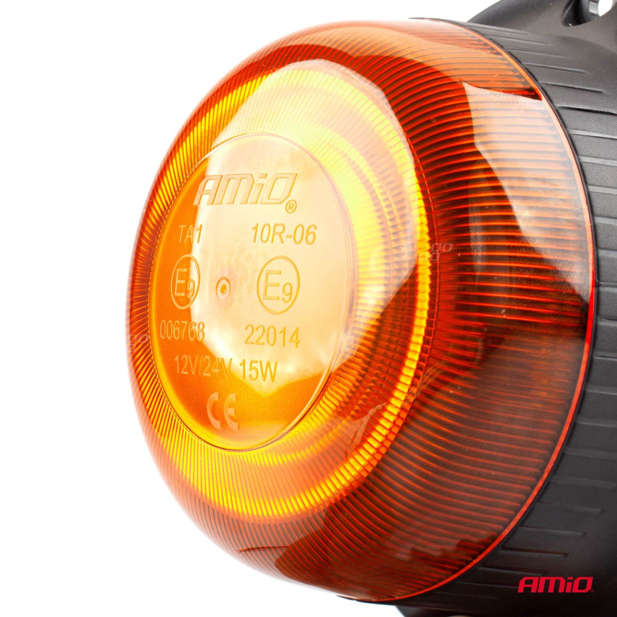 LED-varningslampa med magnet W21m R65 R10 18LED 12/24V IP56 AMIO-02925