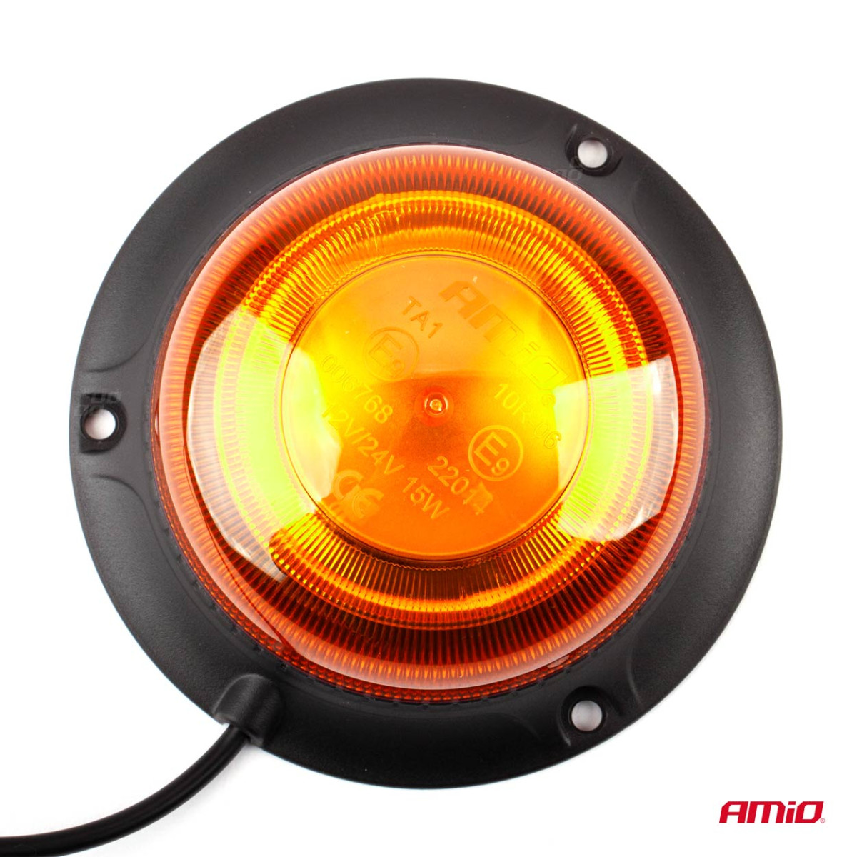 LED-varningslampa med magnet W21m R65 R10 18LED 12/24V IP56 AMIO-02925