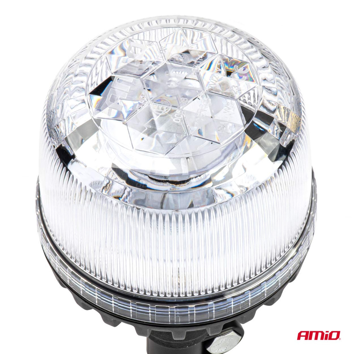 LED-varningslampa W25p 24LED 12/24V IP66 AMIO-03338