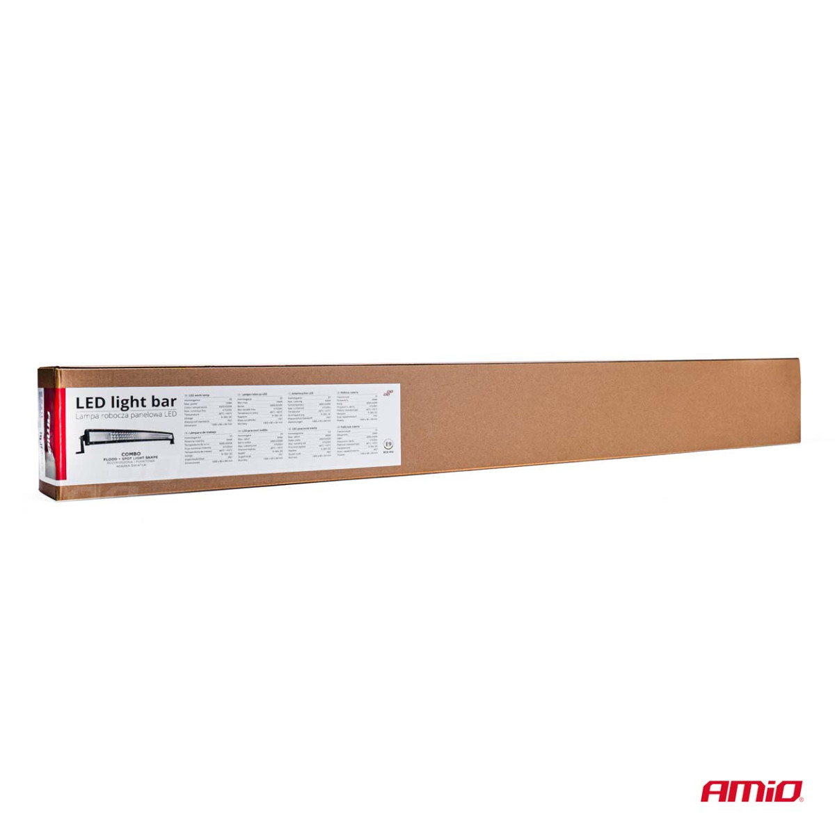 LED-panelarbetslampa SLIM, böjd, 130 cm, 9-36V, AWL47