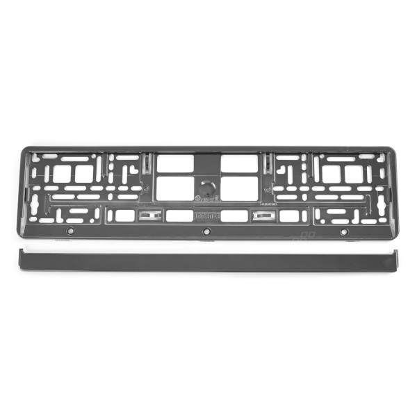 Nummerplåtshållare – metallisk grafit, AMIO-03173