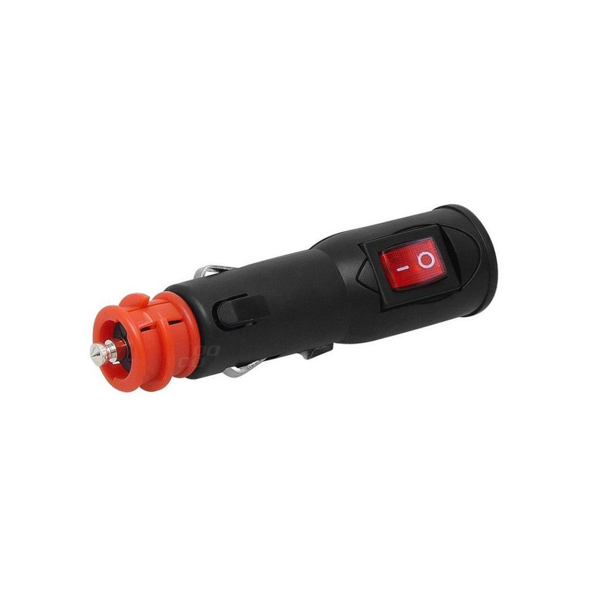 Cigarettändaruttag med strömbrytare EURO/DIN 12/24V, AMIO-02051