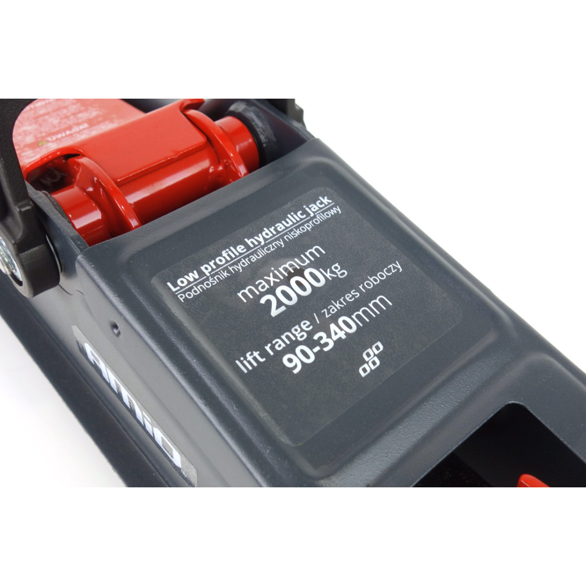 Hydraulisk lyft med låg profil 2000 kg CE AMIO-02500