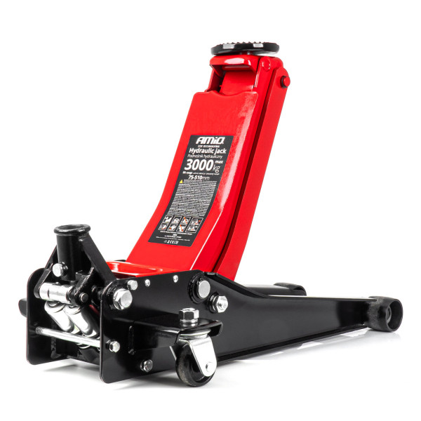 Hydraulisk lyft med låg profil 3000 kg, 75–510 mm, CE, AMIO-04215