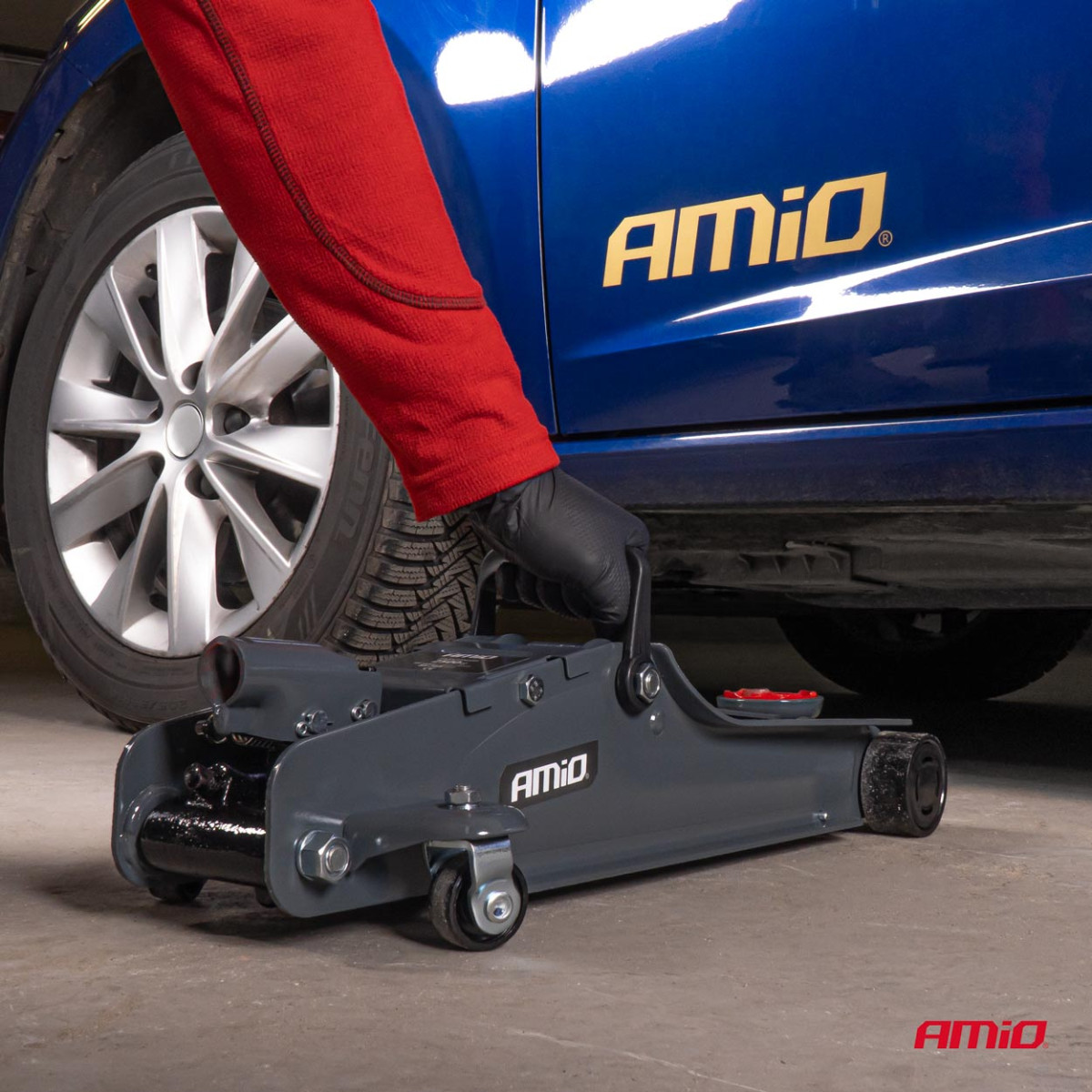 Hydraulisk lyft med låg profil 2500 kg CE AMIO-02501