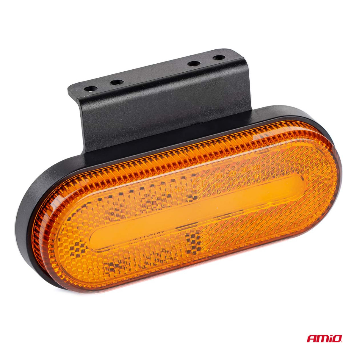 LED-markeringsljus AMiO OM-01-O oval, orange