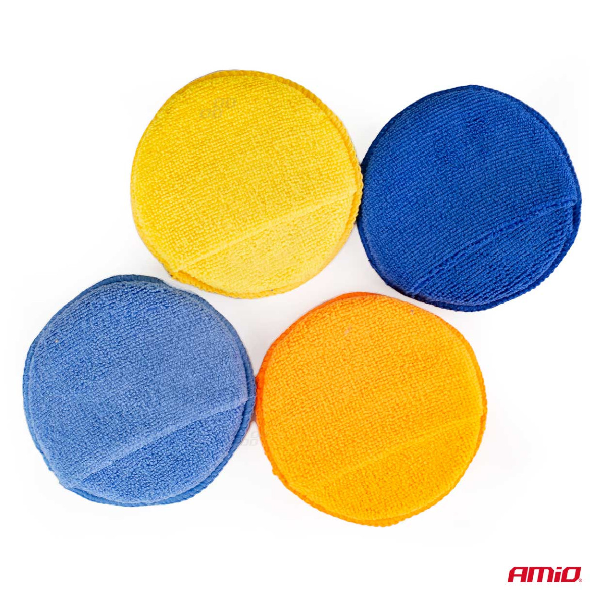 Mikrofiberpolersvampar, 125 mm, 4 st.