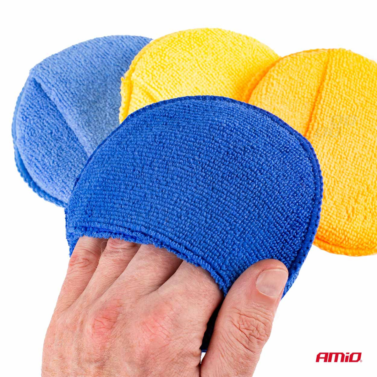 Mikrofiberpolersvampar, 125 mm, 4 st.