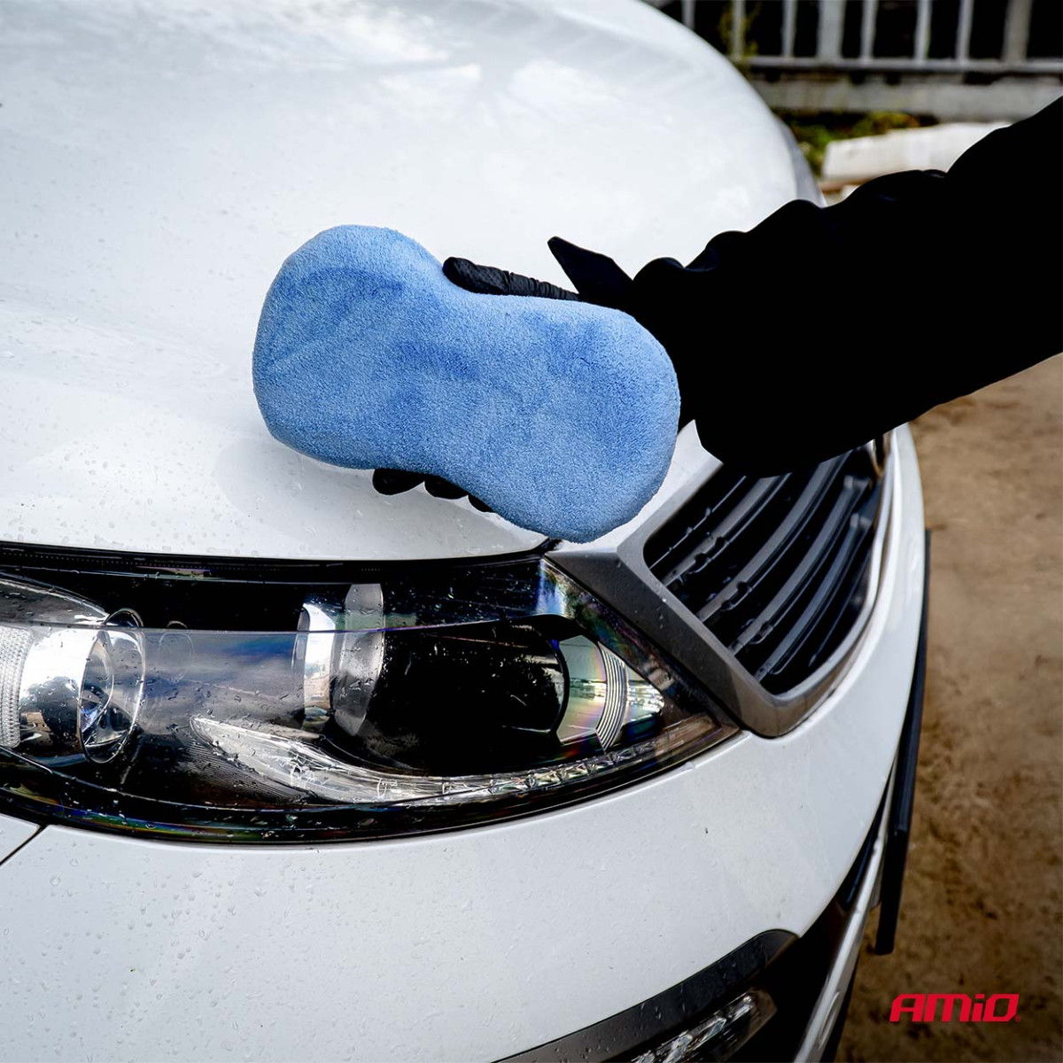 Mikrofibersvamp 22x12x5,5cm AMIO-04725