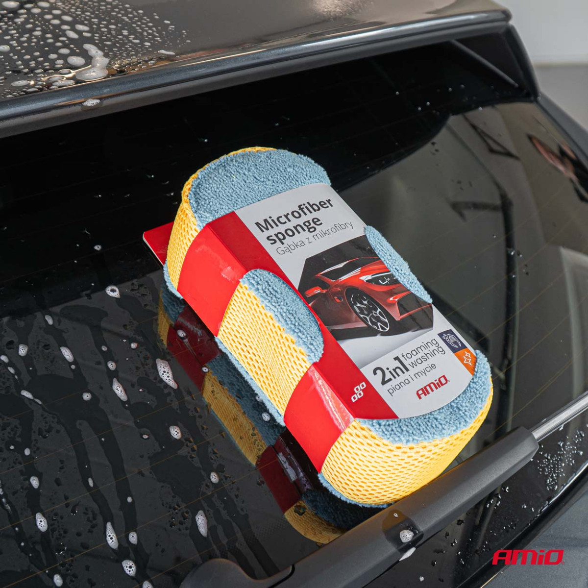 Mikrofibersvamp, 23x10x6 cm AMiO-03840