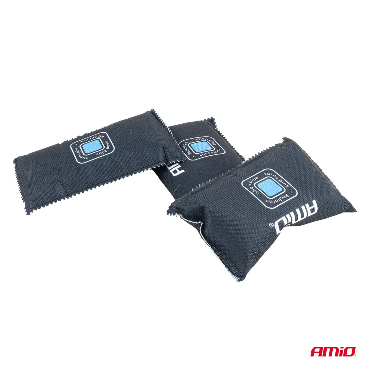 Fuktabsorberande för bil med indikator, 3 × 400 g AMIO-04878