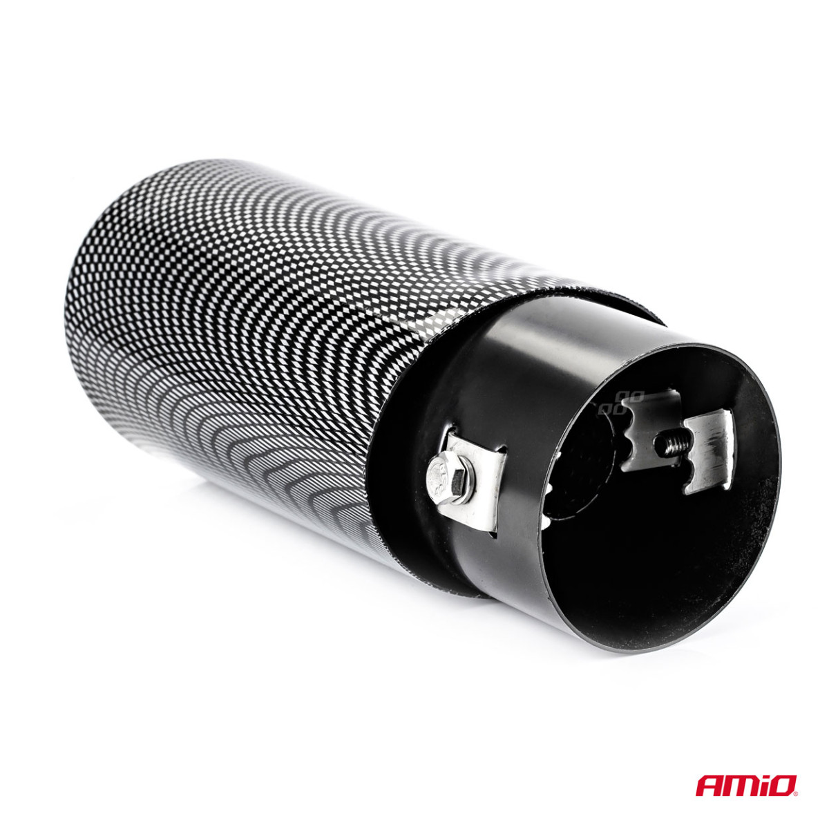 Ljuddämparmunstycke 37–54 mm, rostfritt stål, kolfiber, AMIO-02350