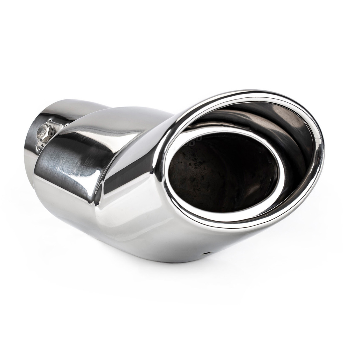 Ljuddämparmunstycke 35-46 mm, rostfritt stål, förkromad, AMIO-01305