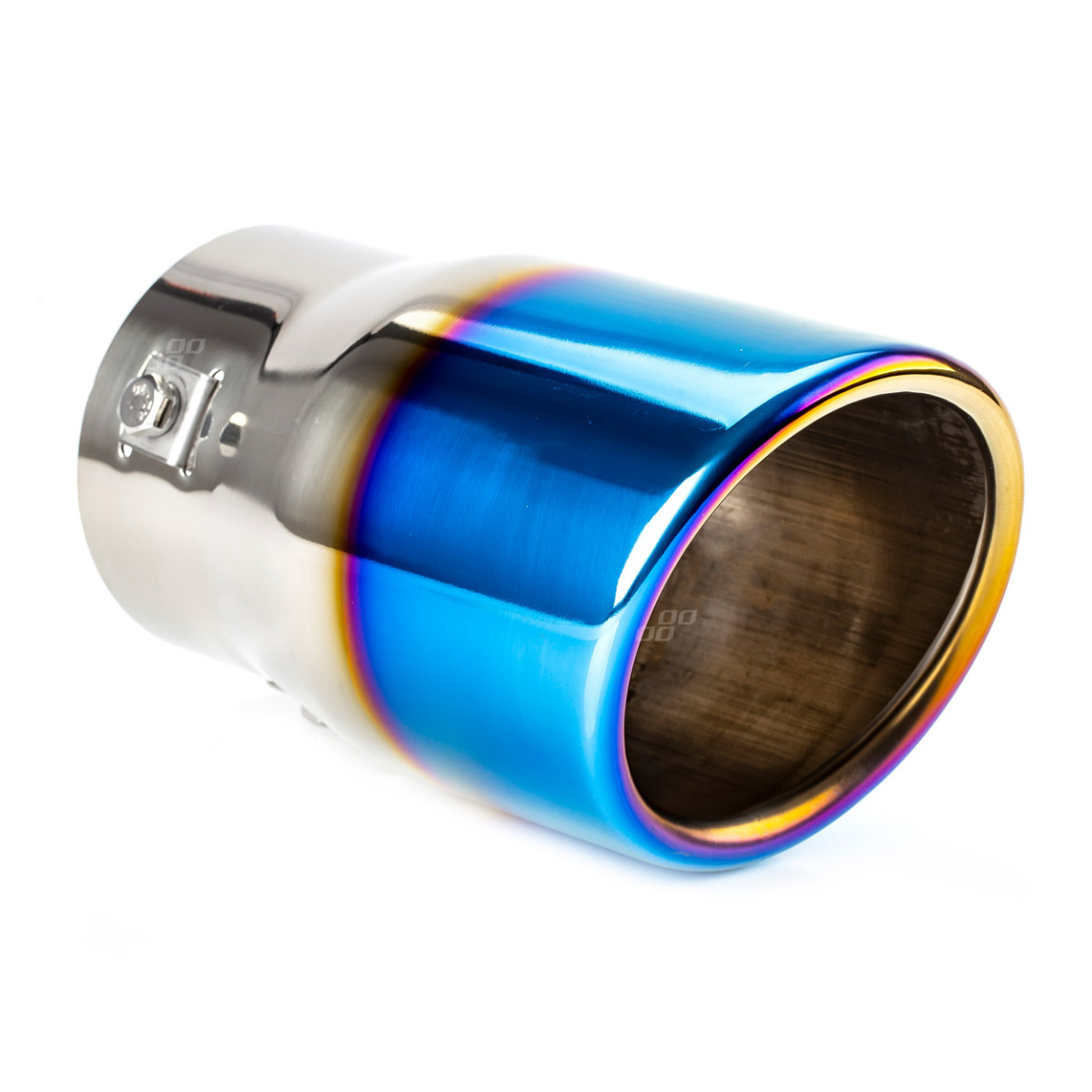 Ljuddämparmunstycke 48-65 mm, rostfritt stål, polerad metalleffekt, AMIO-02198