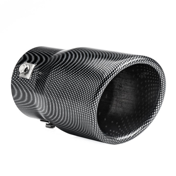 Ljuddämparmunstycke 48-65 mm, rostfritt stål, kolfiber, AMIO-01117