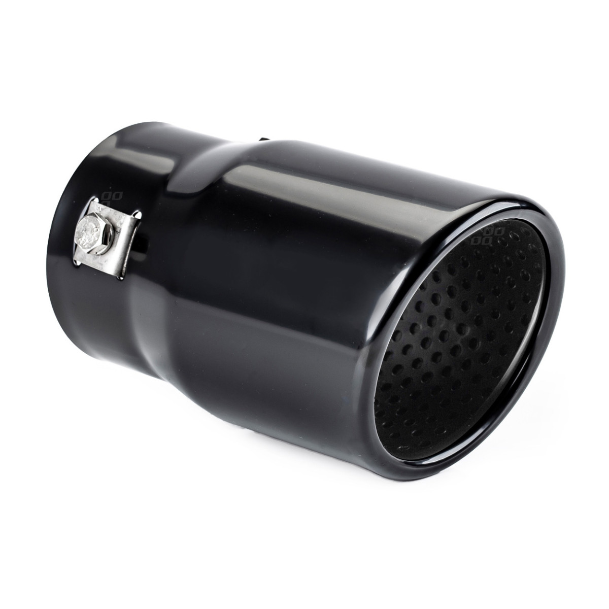 Ljuddämparmunstycke 43-62 mm, rostfritt stål, svart, AMIO-01317