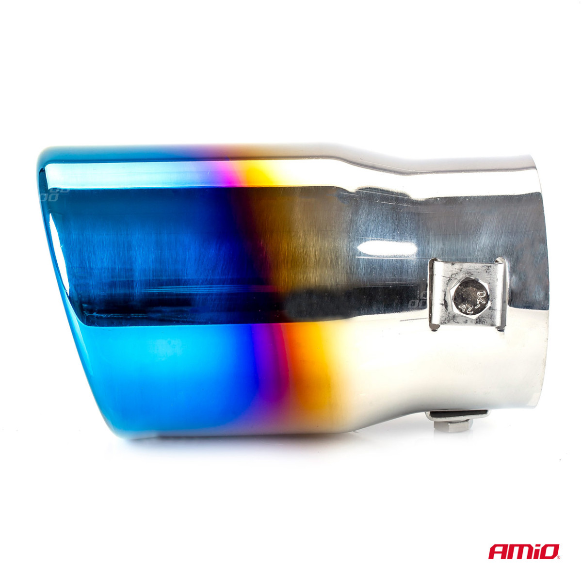 Ljuddämparmunstycke 43–62 mm, rostfritt stål, polerad metalleffekt, AMIO-02197