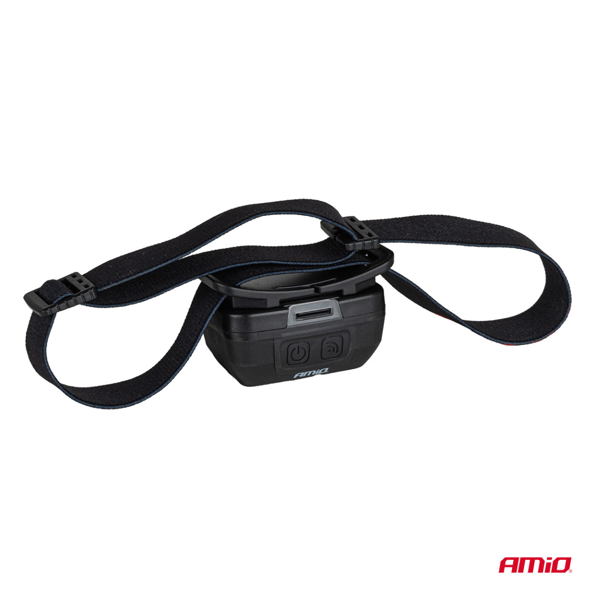Uppladdningsbar pannlampa med rörelsesensor XPG+COB, 1800 mAh, AMIO-04667