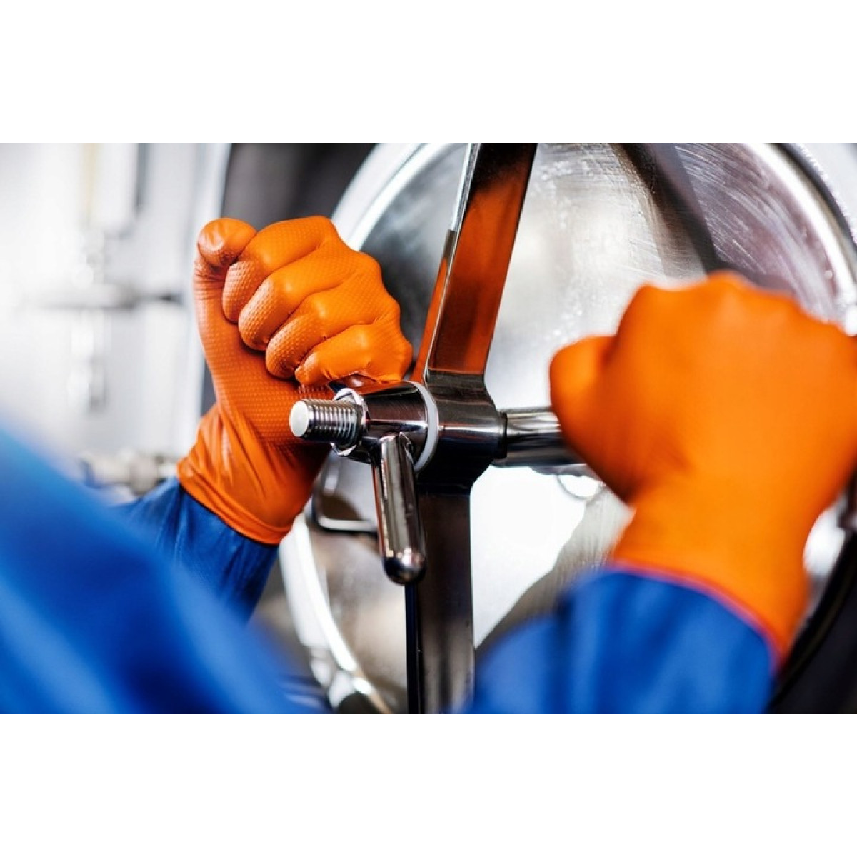 Nitrilhandskar GoGrip Orange, storlek XXL, 50 st.