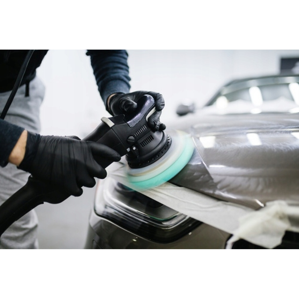 Skyddshandskar i nitril Nitrylex svarta, storlek XL, 100 st.