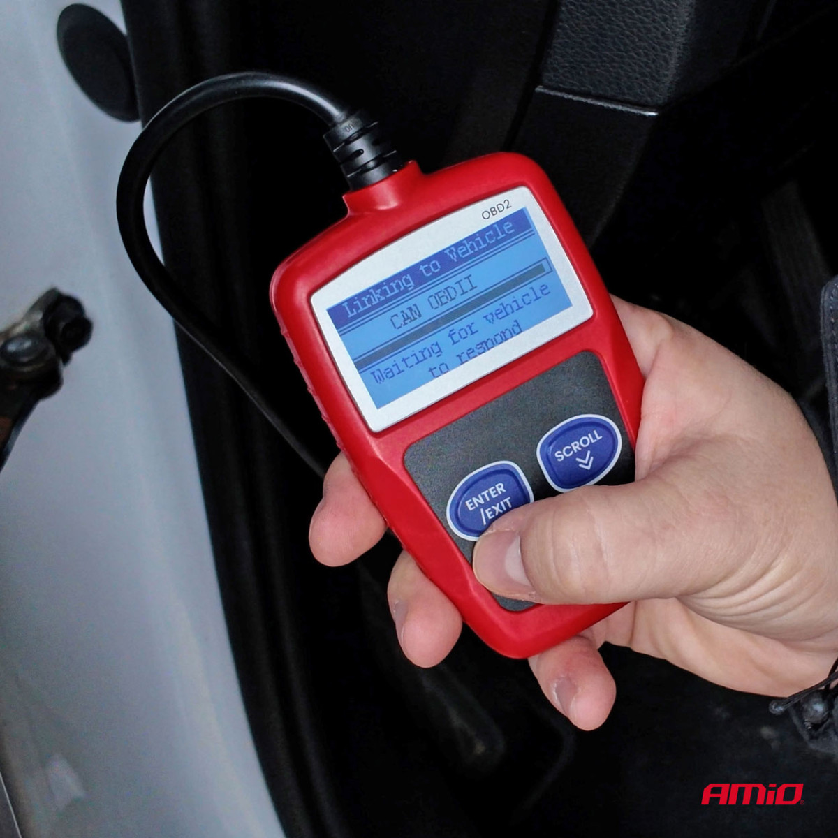 OBD2-diagnosskanner AMIO-04729, 110,3×69,5×20,2 mm