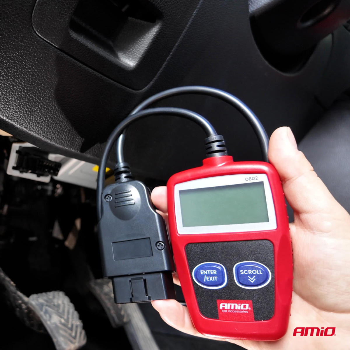 OBD2-diagnosskanner AMIO-04729, 110,3×69,5×20,2 mm