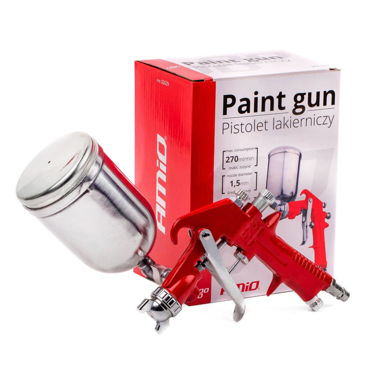 Färgsprutpistol PT-11, 400 ml, 1,5 mm munstycke