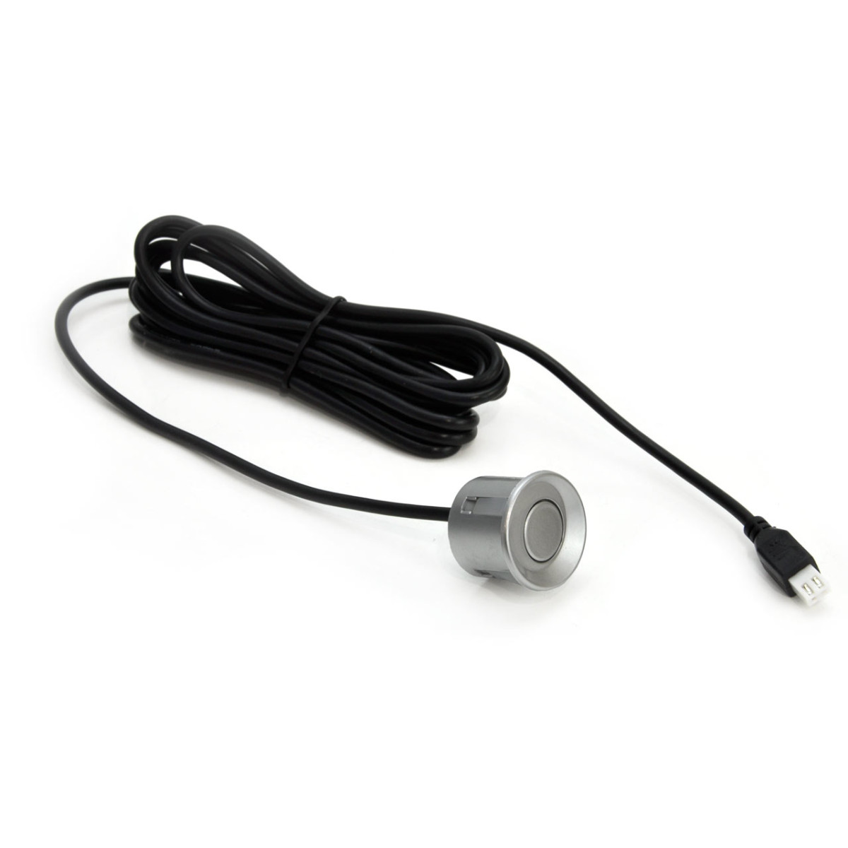 Parkeringshjälpsystem TFT02 4,3" med HD-307-IR-kamera, 4 silverfärgade sensorer