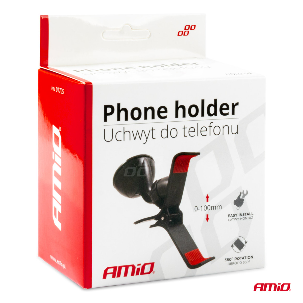 Telefonhållare med klämma HOLD-04