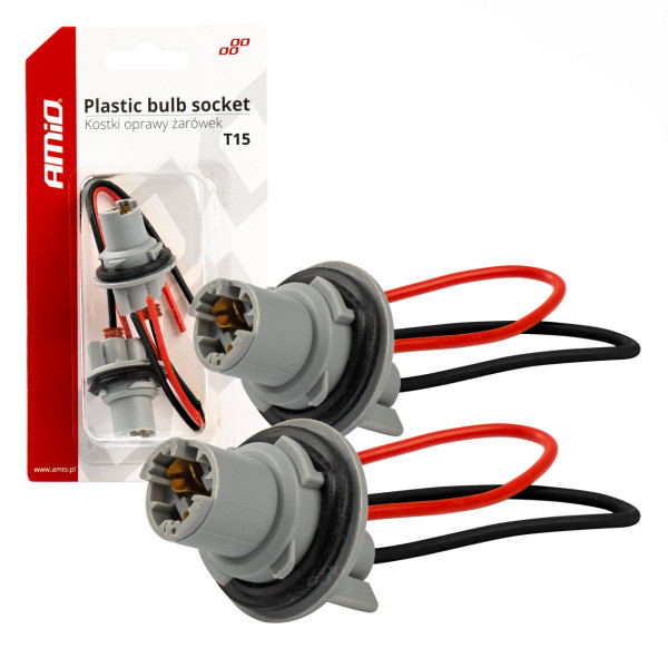 Plastuttag 2 st., T15/W16W/W5W