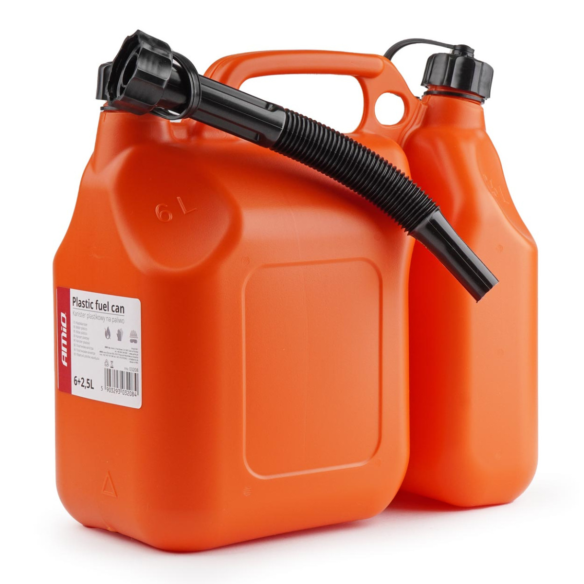 Plastdunk med två fack 6 L + 2,5 L AMIO-03208