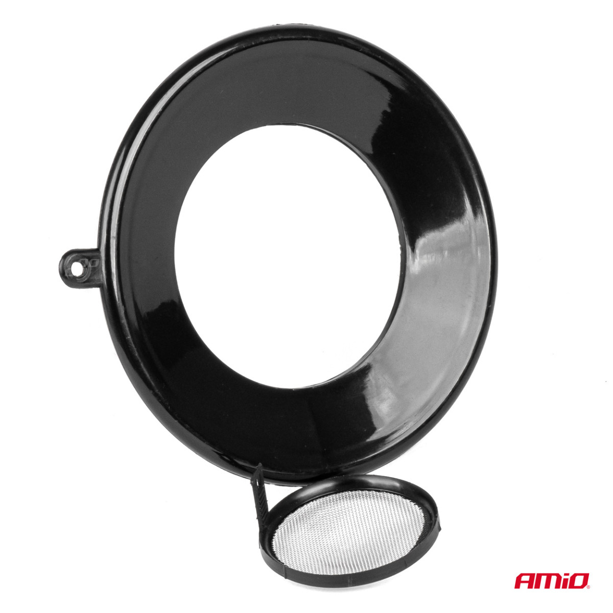 Plasttratt med lock och filter 13,5 cm, AMIO-04042