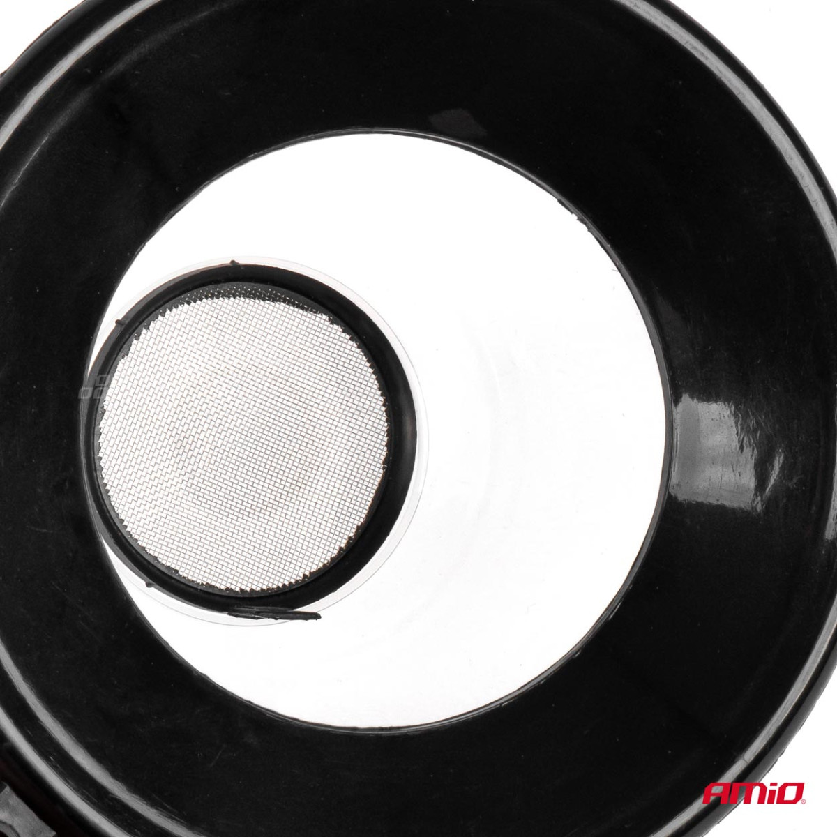 Plasttratt med lock och filter 13,5 cm, AMIO-04042