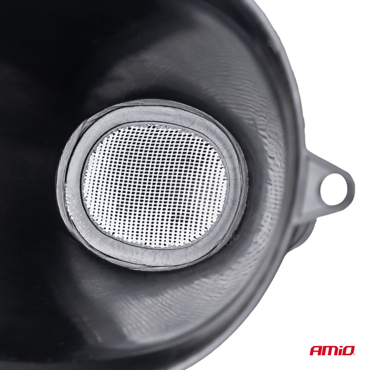 Universaltratt i plast med sil, 3 delar, elliptisk form, 14 cm AMIO-04037