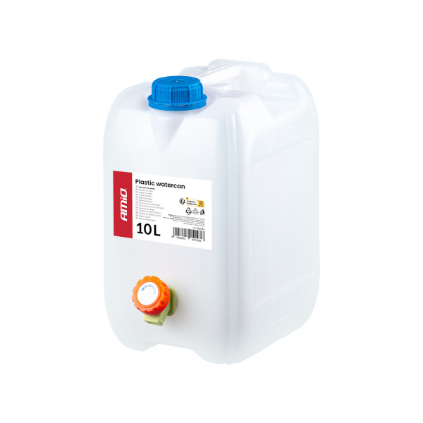 Vattentank i plast med kran, 10 l, AMIO-05143 Vattentank i plast med kran, 10 l, AMIO-05143