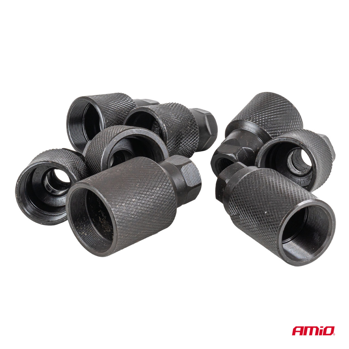 Pneumatisk dieselinjektoravdragare, 24 delar. AMIO-04775