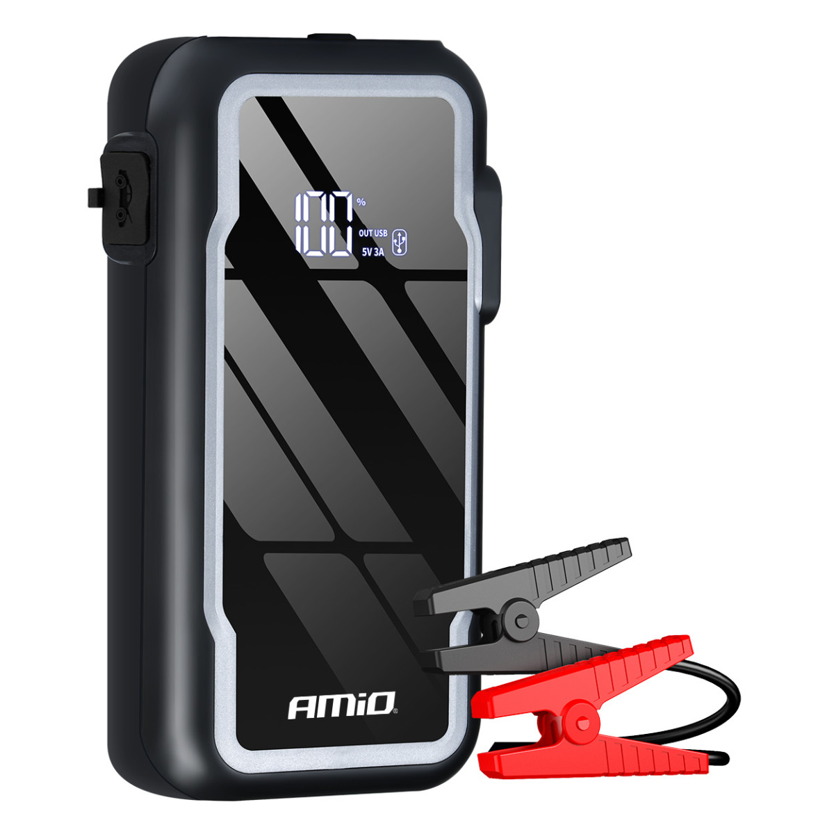 3-i-1 Bilstartare/LED/Powerbank 12V 12Ah 1600A AMIO-04678