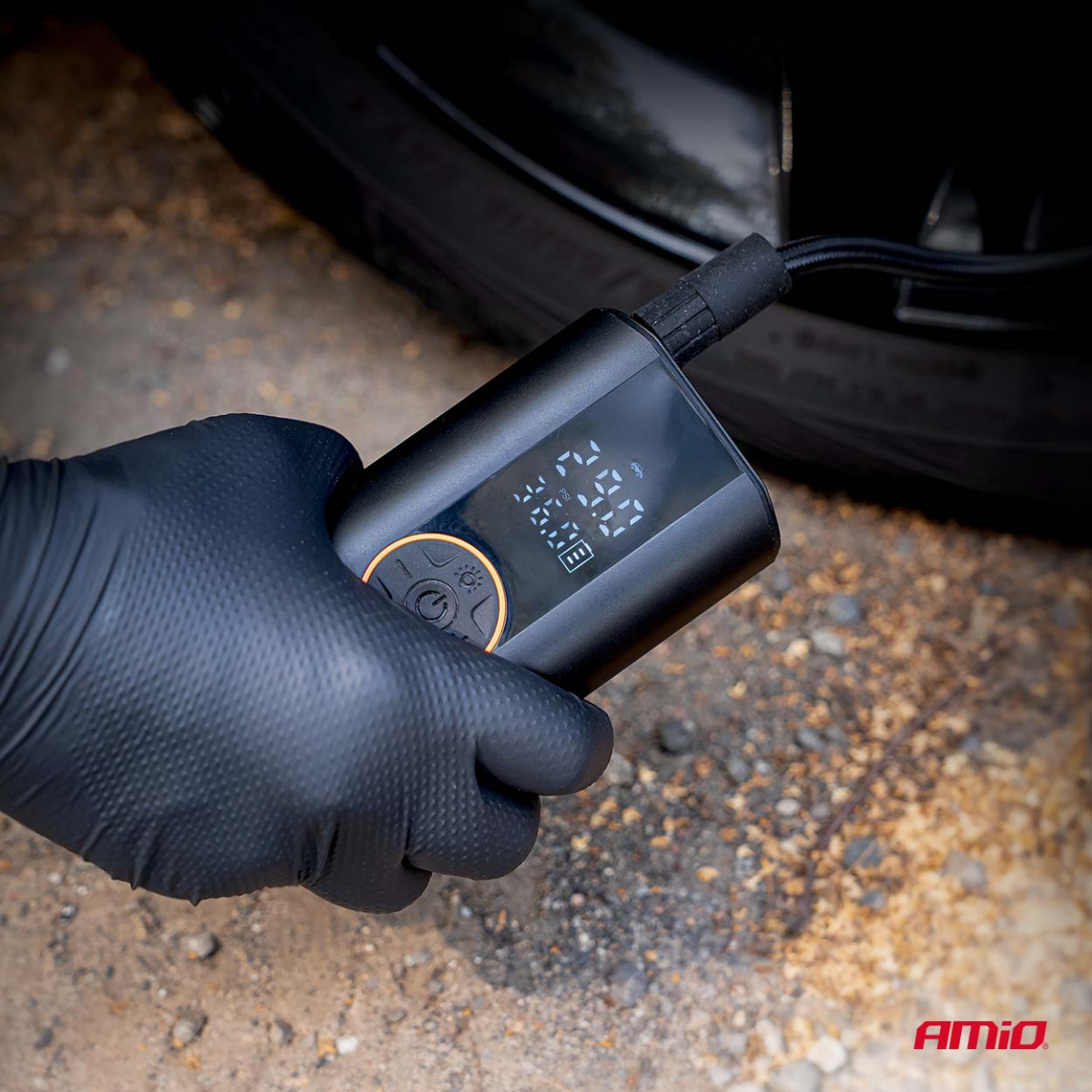 Trådlös LED-kompressor 40W med USB-C ACOMP-25 AMIO-04414