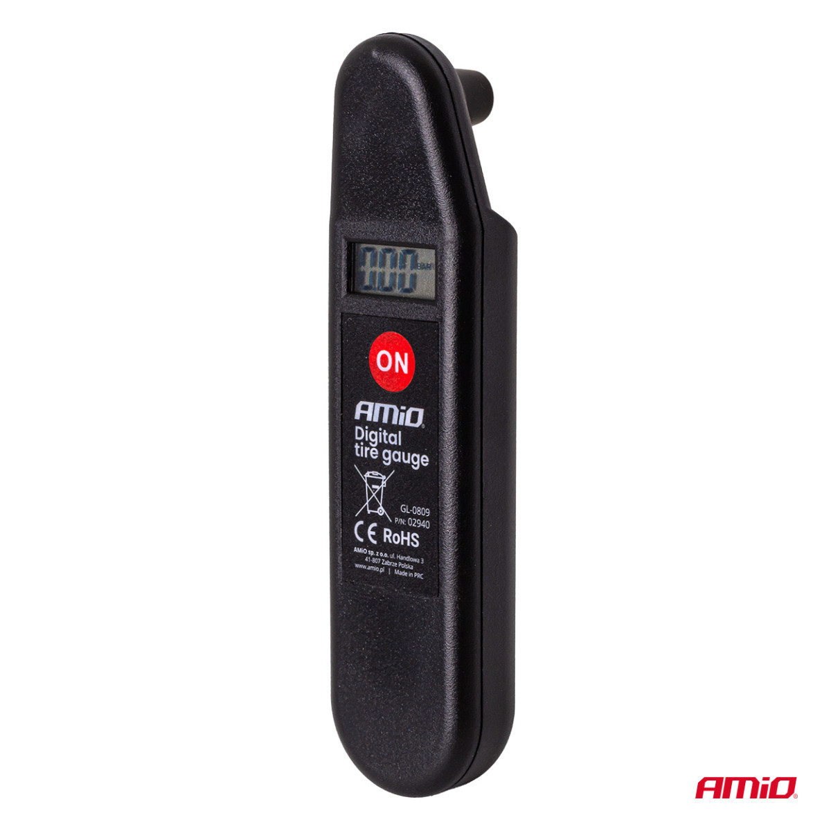 Digital tryckmätare 10 bar (3–150 PSI) AMIO-02940
