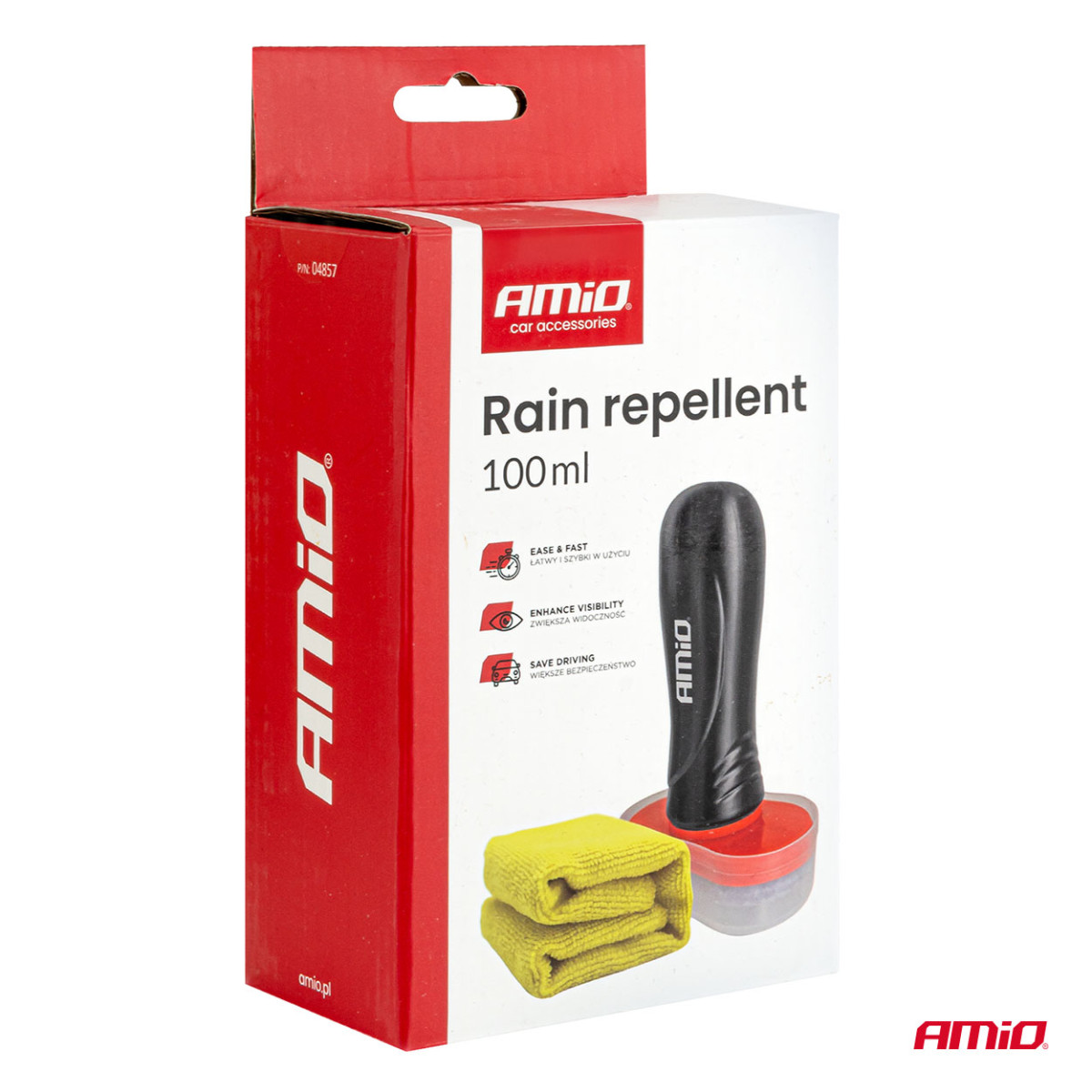 Osynlig glasrengöring 100 ml AMIO-04857
