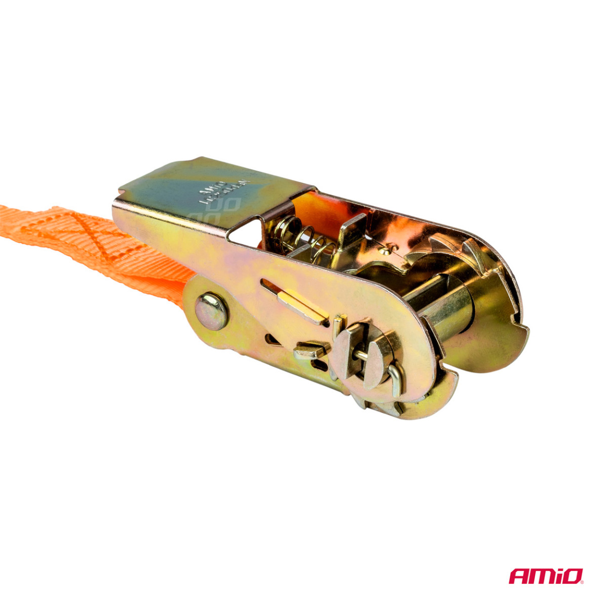 Lastsurrningsband med spännare 500 kg, 5 mx 25 mm, BELT-07 AMIO-02875