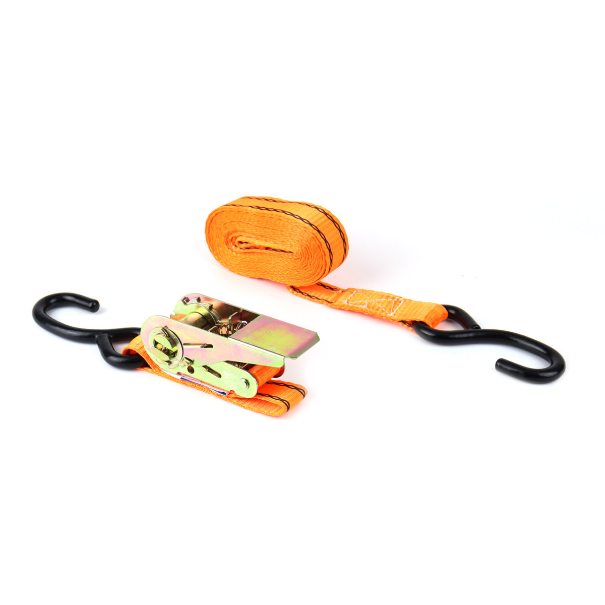 Surrningsbandsset med spännare 700 kg, 25 mm × 4,5 m, 4 st., BELT-03 AMIO-02496