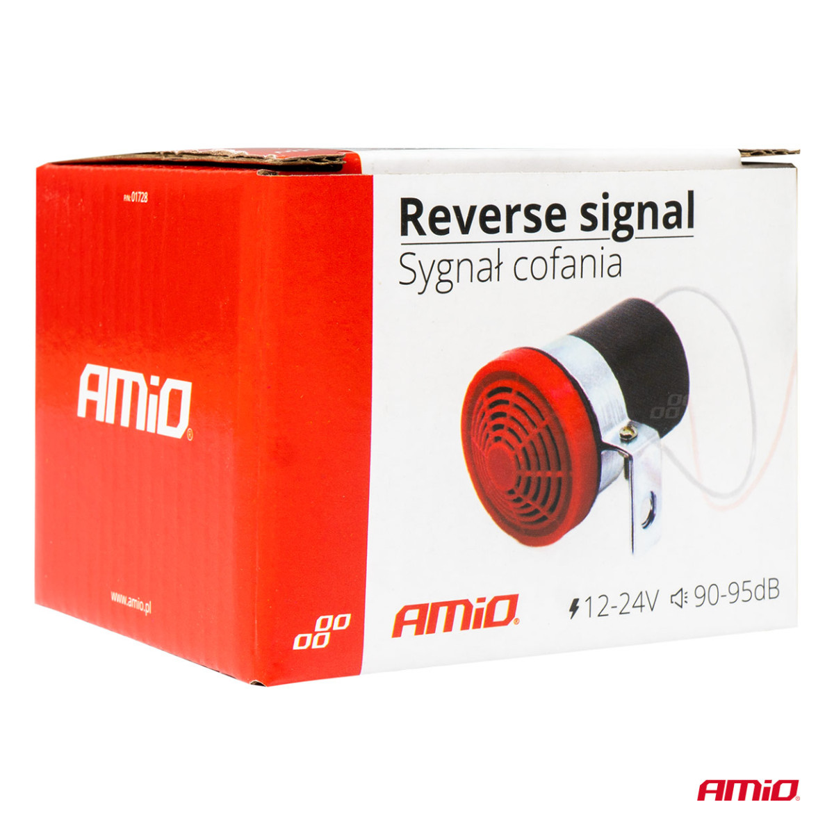 Backsignal - 90–95 dB, 12/24V, AMIO-01728